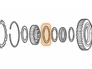 Washer, 50-40/50-42LE Coast Clutch Hub To 2nd Brake Hub (3 Tab Plastic) (.073” Thick) (3.023”OD) (2.213”ID) — Part # 89219A
