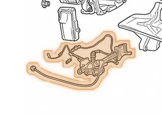 Wire Harness, 50-40LE Internal (11 Wire Connector) — Part # 89446
