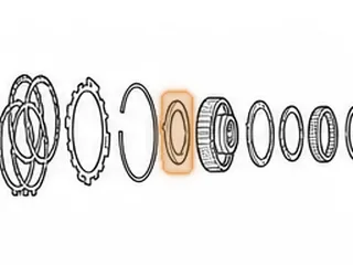 Washer, 50-40/50-42LE Stator To Sprag (3 Tab Plastic) (2.919”OD) (1.847”ID) 1999-Up — Part # 89211A