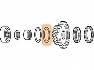 Race, 50-40/50-42LE Pinion To Bell Bearing (2.788”OD) (1.943”ID) (.072” Thick) — Part # 89273A
