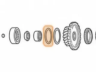 Thrust Bearing, 50-42LE Pinion To Bell Bearing (2.785”OD) (1.933”ID) (.077” Thick) — Part # 89274A