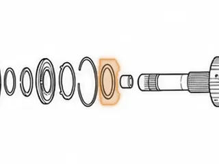 Bearing W/Race, 50-40LE Rear Hub To Sun Gear (2.545”OD) (1.975”ID) (.110” Thick) Will Retro — Part # 89235