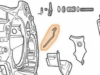 Tube Set, 50-40/50-42LE Rear Case (2 Pieces) — Part # 89999AK
