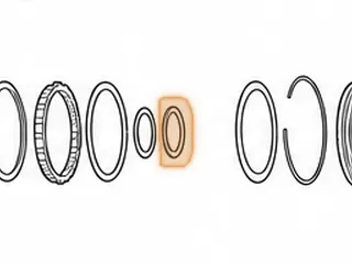 Bearing W/Races, 50-40LE Ring Gear Hub (Front) (2.275”OD) (1.732”ID) (.078” Thick W/Lip) Will Retro With 89254A — Part # 89254