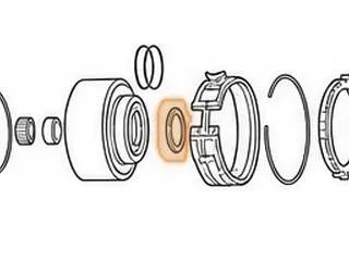 Bearing W/Races, 50-42LE Underdrive Drum To Case (2.248”OD) (1.435”ID) (.141” Thick) — Part # 89260A