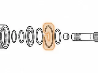 Snap Ring, 50-40/50-42LE Rear Hub (3.715”OD) (.055” Thick) — Part # 89882A
