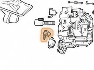 Solenoid, 50-40/42LE Lock-Up — Part # 89425A