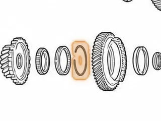 Snap Ring, 50-40/50-42LE Spacer Inside #712 (.071” Thick) (3.170”OD) 2 Eyes — Part # 89869A