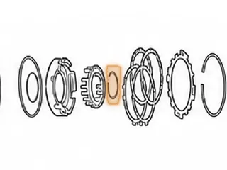 Snap Ring, 50-40/50-42LE Holds Coast Clutch Piston Retainer In (.040” Thick) (2.025”OD) 1999-Up — Part # 89871A