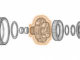 Planet, 50-40/50-42LE Rear (9 Gear Steel) (19 Teeth Gears) — Part # 89584A