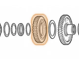 Hub, 50-40LE (40 Teeth) (2.518”ID Slots Cut In Teeth) — Part # 89572B