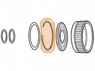 Snap Ring, 50-40/50-42LE Rear Hub To Ring Gear (.055” Thick) (5 1/4”OD) 2 Holes In Ends — Part # 89889A