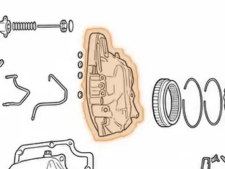 Rear Cover, 50-40LE (Cast # 35143-50-A010) With Steel Ring Tower (Bearing #223 Has 13 Needles) — Part # 89759