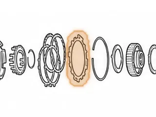 Pressure Plate, 50-40/50-42LE Coast Clutch Top (.138”) 12 Spring Guides (8 Teeth) 1989-Up — Part # 89152A