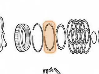 Snap Ring, 50-40/50-42LE Underdrive Clutch Top (.077” Thick) (4 9/16”OD) — Part # 89864A