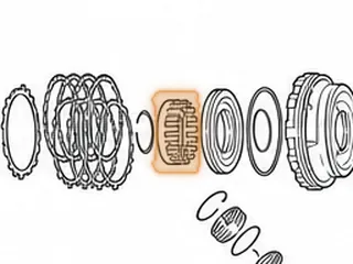 Springs W/Retainer, 50-40/50-42LE Forward & Direct Clutch Return (16 Springs) (.950” Thick) (3.125”OD) (1.840”ID) — Part # 89985A