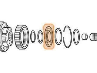 Rear Hub, 50-40LE (69 Teeth) (1.615”ID) 4 Holes (Machined Steel) Will Retro With 89602A — Part # 89602