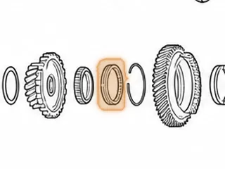 Cup Race, 50-40LE Driven Transfer Gear (2.990”OD) (.470” Thick) (R37-2-NSK) — Part # 89280