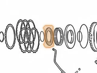 Retainer, 5EAT Low Coast Clutch Return Spring (3.870”OD)(Accordian Type Single Spring) 2005-Up — Part # 123989A