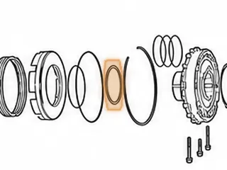 Bearing W/Race, 5EAT Direct Clutch Drum To Center Support (.109” Thick)(3.615” OD) (2.938” ID) 2005-Up — Part # 173229A