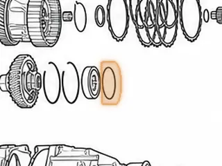 Shim, 5EAT Driven Transfer Gear Bearing # 282 To Extension Housing (.020”Thick) (3.510”OD)(3.155”ID) 2005-Up — Part # 123283A