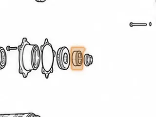 Spacer, 5EAT Pinion Bearing # 274 (Rear) To Nut (.700”Thick)(2.005”OD)(1.360”ID) 2005-Up — Part # 123237A