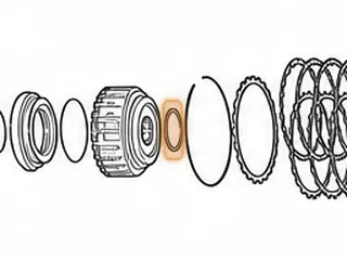 Bearing W/Races, 5EAT High-Low Clutch Drum To Center Support #632 (.141” Thick) (2.618” OD)(1.916” ID)(No Shoulder)… — Part # 173260A