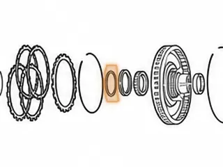 Bearing W/Race, 5EAT Pump Cover (Stator) To Front Brake Clutch Hub (.141”Thick)(2.485”OD) (1.893”ID) 2005-Up — Part # 123211A
