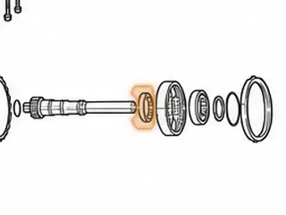 Ball Bearing, 5EAT Output Shaft To Transfer Case Planet Housing (.388”Thick)(2.162”OD) (1.375”ID)(Cast # KOYO 6907)… — Part # 123269A