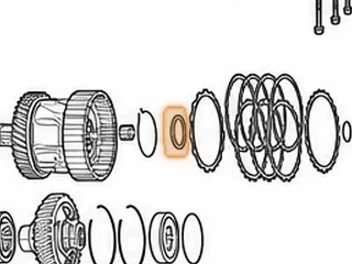 Bearing W/Races, 5EAT Transfer Case Planet To Intermediate Shaft/SunGear (.195”Thick) (2.075”OD)(1.415”ID) 2005-Up… — Part # 123267A