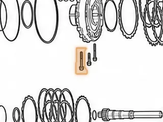 Bolt Set, 5EAT Center Support To Case (3 Pieces) 2005-Up — Part # 123783AK