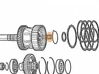 Bushing, 5EAT Intermediate Shaft/Sun Gear (.460”Thick)(.990”OD)(.850”ID) 2005-Up — Part # 123062A