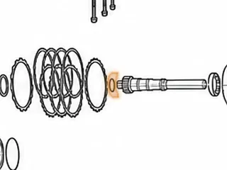 Washer, 5EAT Interm Shaft To Output Shaft(.109”Thk,1.245”OD, .875”ID)2005-Up — Part # 123268A