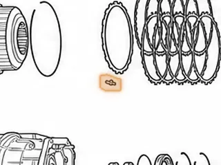 Anti Rattle Clip, RE5RO5A Reverse Clutch (Z Shaped)(.175” Thick)(1.160”Long)(.620” Wide) 2003-Up — Part # 173639A