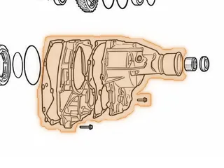 Gasket, 5EAT Adapter To Transfer Case Extension Housing (15 Holes Plus 1 Large Hole) 2005-Up — Part # 123317A