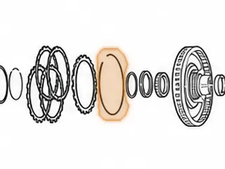 Snap Ring, 5EAT Holds Front Brake Clutch Pressure Plate In (.071”Thick)(5.655”OD) 2005-Up — Part # 123864A