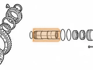 Pump Drive Tube, 5EAT (6 3/8” Long)(W/2 Ears For Slotted Pump Gears) 2005-Up — Part # 123671A