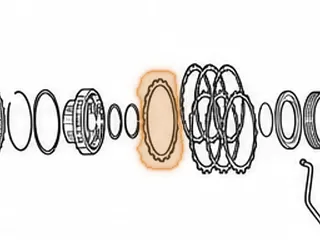 Pressure Plate, 5EAT Low Coast Clutch (.164”)(18 Teeth)(4.442”ID)(Teeth Are .535” Wide) 2005-Up — Part # 173152A