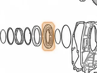 Piston, 5EAT Transfer Clutch (Aluminum)(.365”Thick At The Edge)(5.030”OD)(2.950”ID) 2005-Up — Part # 123968A