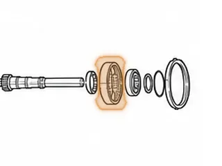 Clu Hub, 5EAT Transfer Clutch (50 Clutch Splines)(.720”Thick)(4.090”OD) 2005-Up — Part # 123578A