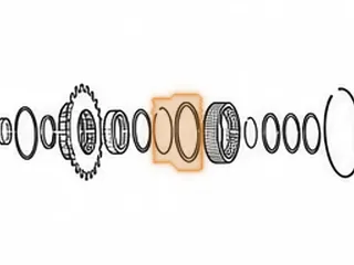 Bearing W/Races, 5EAT Rear Sun Gear To High-Low Clutch Hub (.142” Thick)(3.616” OD) (2.804” ID) 2005-Up — Part # 173248A