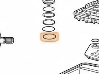 Snap Ring, ZF5HP18 Holds Servo In Case (2.550"OD)(.332"Thick) 1992-99 — Part # 179896A