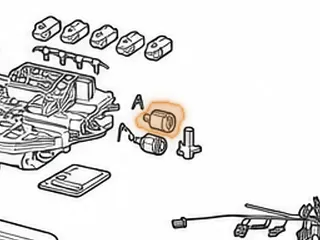Solenoid, ZF5HP18 Lock Up (White Connector) 1992-99 (Cast # 0501 313 373) — Part # 179425A