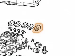 Solenoid, ZF5HP18 1-5/MV1 (Black Connector) 1992-99 — Part # 179426A