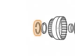 Snap Ring, ZF5HP18 Holds "F" Clutch Drum To Bore Sleeve (.057"Thick)(2.870"OD) 1992-99 — Part # 175863A
