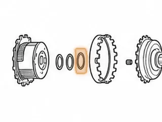 Race, ZF5HP18 Output Planet To Intermediate Shaft (Rear)(.038"Thick)(2.027"OD) 1992-99 — Part # 175252A