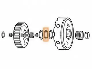 Race, ZF5HP18 "A" Clutch Hub To Shell (1.838"OD)(.078"Thick) 1992-99 — Part # 179235A