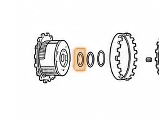 Race, ZF5HP18 Output Planet To Intermediate Shaft (Front)(.039"Thick)(1.930"OD) 1992-99 — Part # 175250A