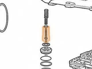 Piston, ZF5HP18 Servo W/ Pin (Aluminum)(2.233"OD)(Pin Is 3.030"Long) 1992-99 — Part # 179902A