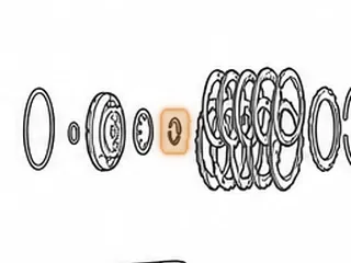 Retainer, ZF5HP18 "E" Clutch Piston (C Clips)(.033"Thick)(1.265"Long) 1992-99 — Part # 179862A